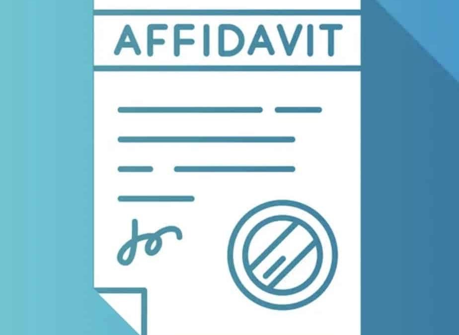 Affidavit in Bangladesh and the execution